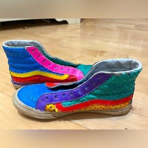 Colorful Star Imprinted Vans